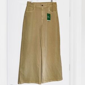 Halara Flex™ High Waisted CasualWide Leg 5 Pocket Pants /Jeans Style Chino sz M